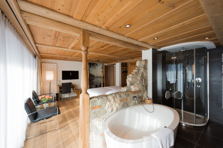Bathroom 4, Hotel Schönegg Wengen, Interlaken