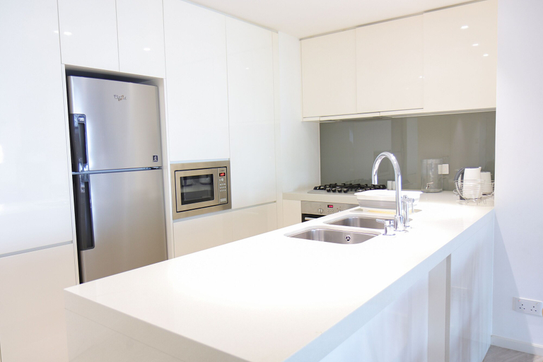 Private kitchen 3, Luxury 1 Bedroom in D1 Tower, Dubai