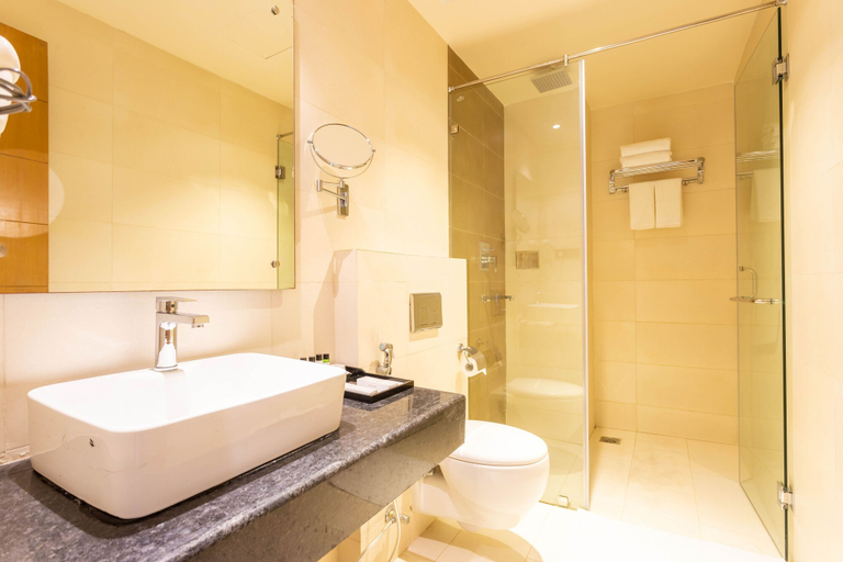 Bathroom 5, Hotel Da Flamingo, Lumbini