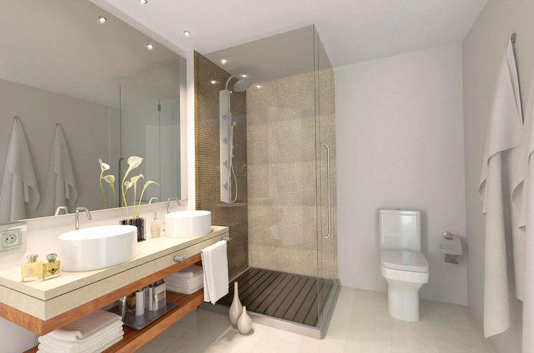 Bathroom, Apartamento Costa Marina, Málaga