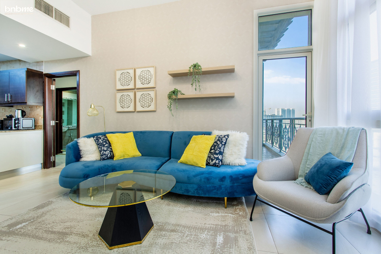 Living area 5, bnbme | La Fontana | 1 BDR, Dubai