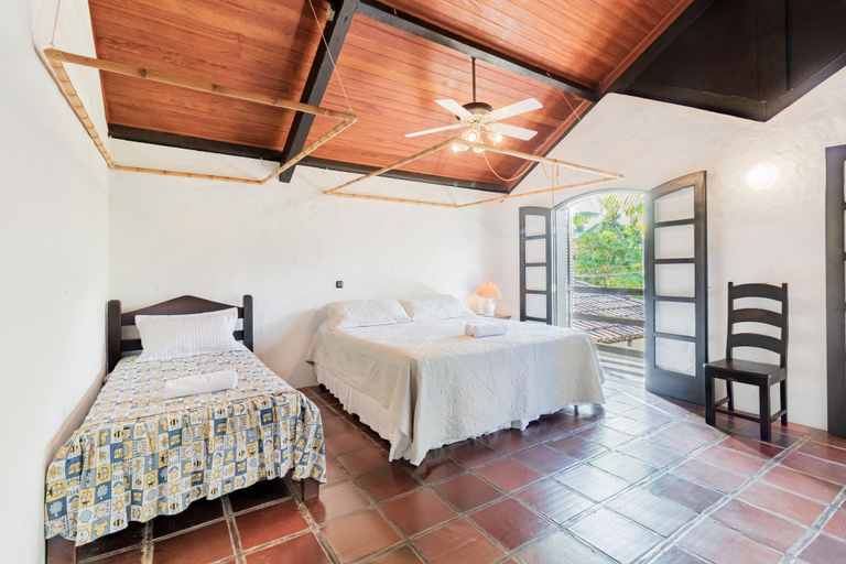 Bedroom 3, PF20 Casa 3 Quartos a 50m Praia do Forte, Mata de São João