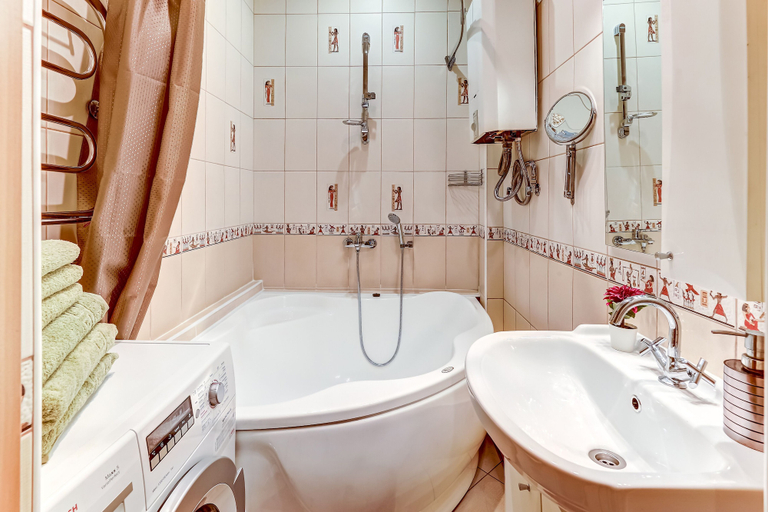 Bathroom 2, Modern apartment Vesta on Ligovsky, Sankt-Peterburg gorsovet