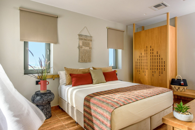 Bedroom 2, Caldera Anissaras Villas, Crete