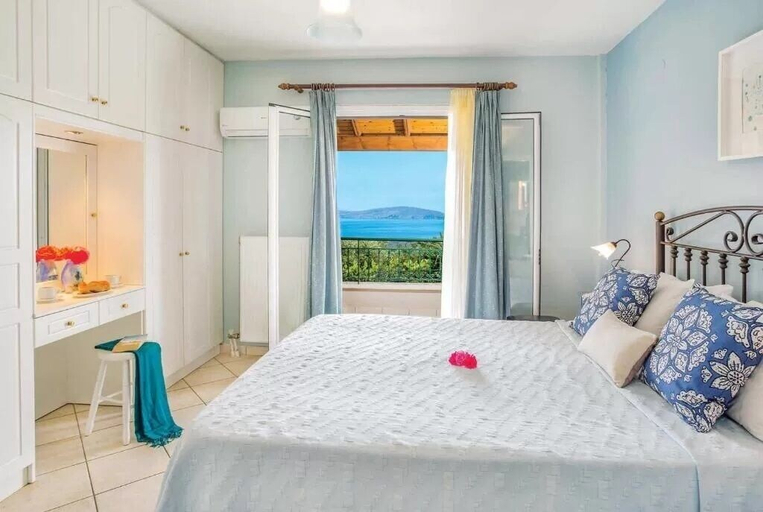 Bedroom 2, Villa Nafsika with amazing view, Ionian Islands