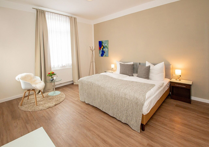 Bedroom 2, Gastehaus & Apartments fliegendes Perlhuhn Borgfeld, Osterholz