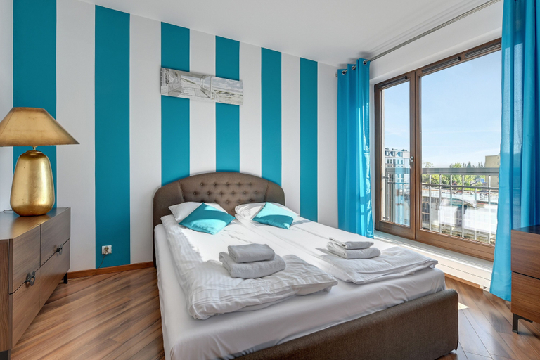 Bedroom 3, Apartinfo Szafarnia Apartments, Gdańsk City