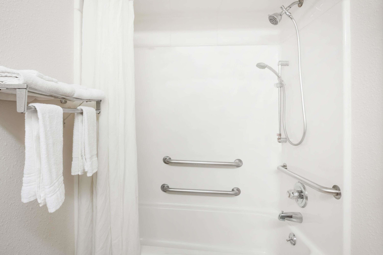 Bathroom 4, Super 8 by Wyndham Evansville North, Vanderburgh