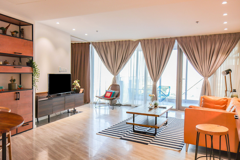 Living area 2, Luxury 1 Bedroom in D1 Tower, Dubai