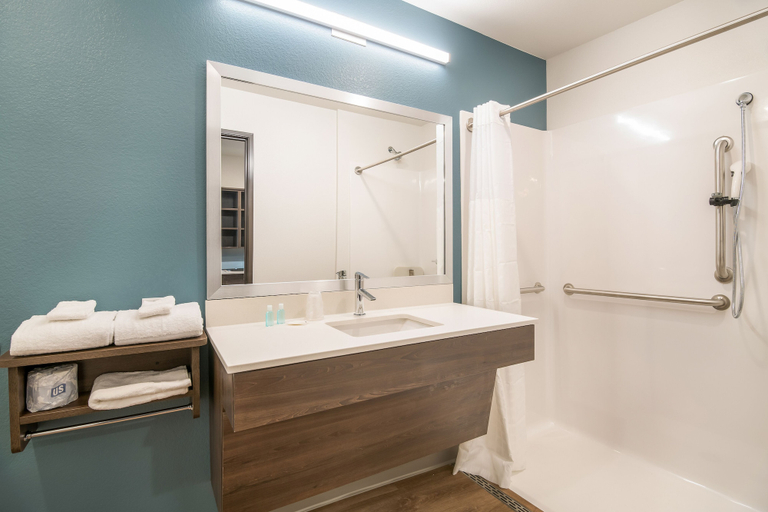 Bathroom 4, WoodSpring Suites Missoula, Missoula