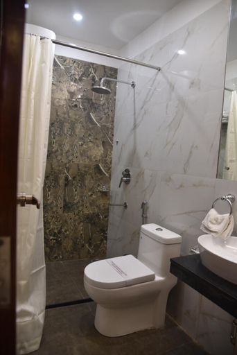 Bathroom 3, Raghu Mahal Hotel, Udaipur
