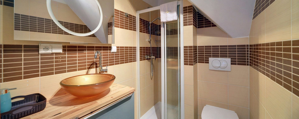 Bathroom, Apartament z Sauną pod Świerkami - Apartamenty 5d, Jelenia Góra