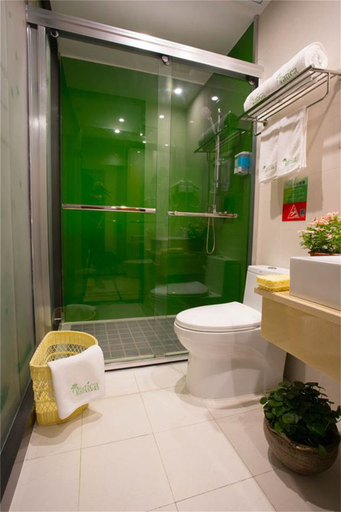 Bathroom 3, Vatica Shanghai Jiading District Anting Metro Station Volkswagen Factory Hotel, Shanghai