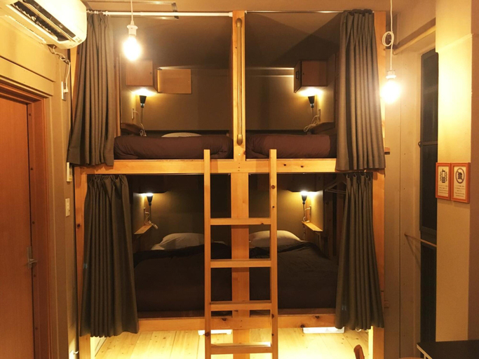 Bedroom 3, No Borders Hostel, Shinagawa