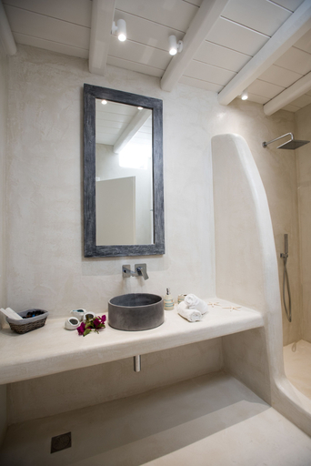 Bathroom, Argiro's Gorgeous Studio In Cycladic, South Aegean