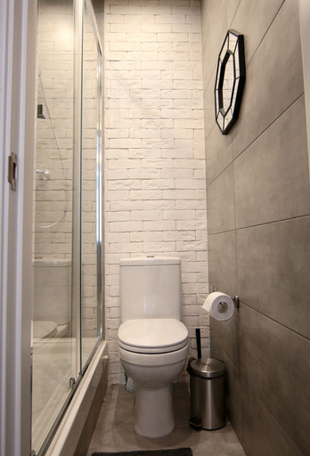 Bathroom 2, Apart-hotel on Ispolkomskaya street, Sankt-Peterburg gorsovet