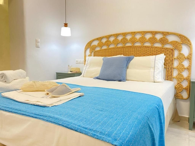 Bedroom 2, Gerani Deluxe Houses with Sea View, South Aegean