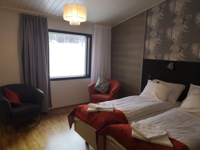 Bedroom 3, Hotelli Ujevaara, Lapland