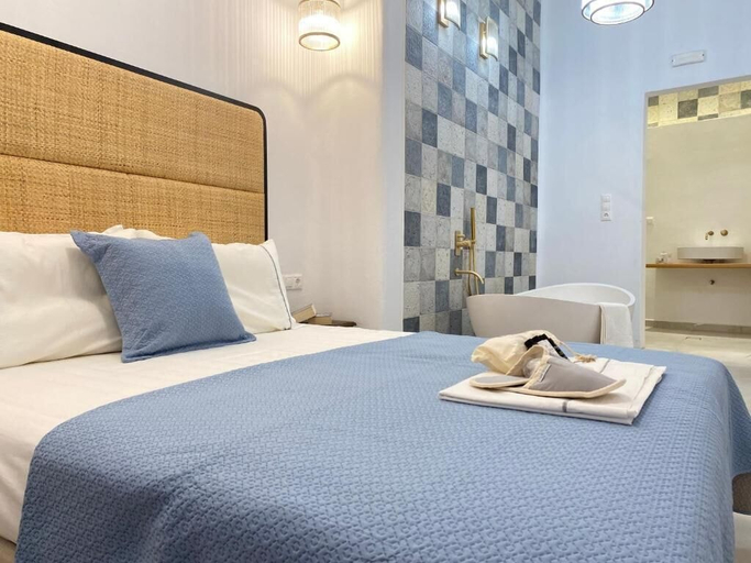 Bedroom 3, Gerani Deluxe Houses with Sea View, South Aegean