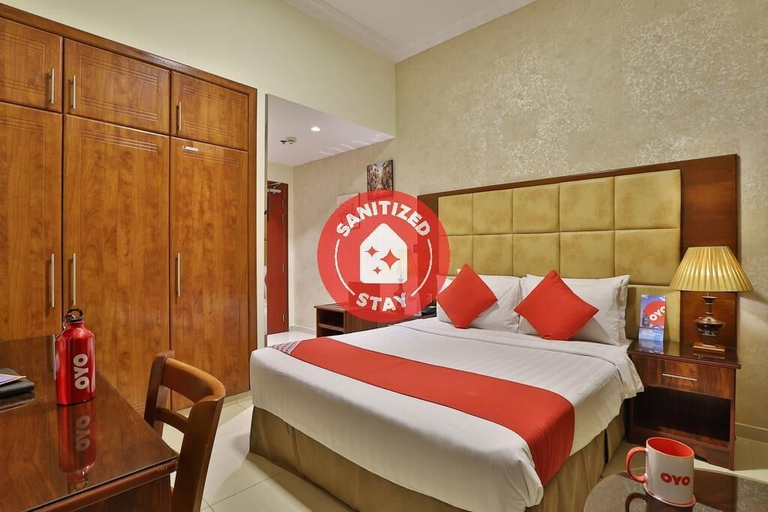 Bedroom 1, OYO 101 Click Hotel, Dubai