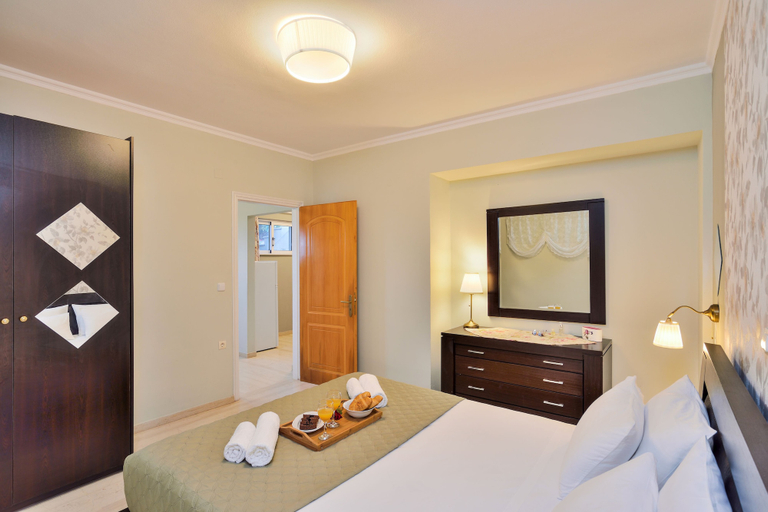 Bedroom 3, Poseidon Apartments, Crete