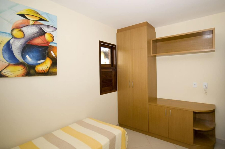 Bedroom 2, Residencial Zumbi Beach Resort, Maxaranguape