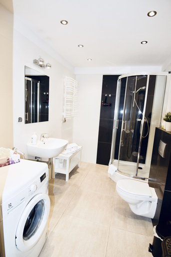 Bathroom, Kraków Apartments - Friedleina Studio, Kraków City