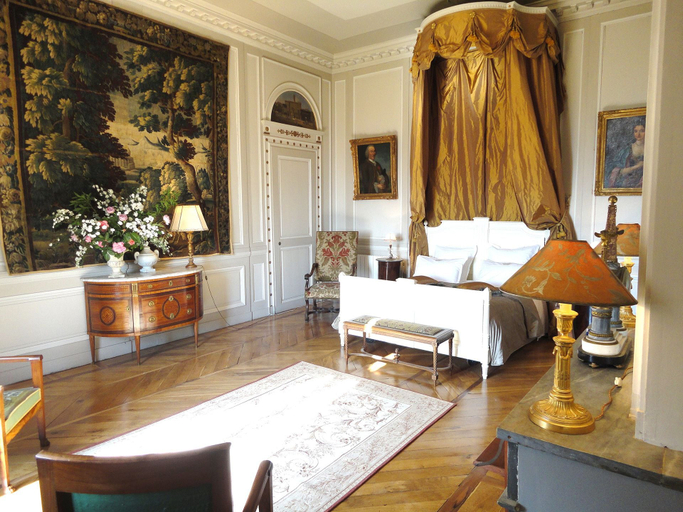 Bedroom 4, Château de Saint Trys, Rhône