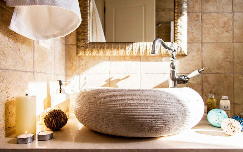 Bathroom, Ktima Aniforeli Luxury Villas, Ionian Islands