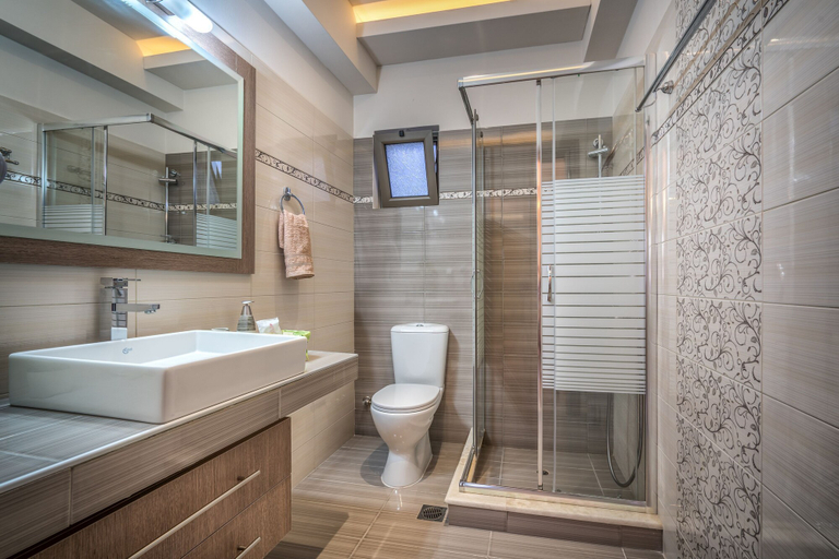 Bathroom 4, Vatia Villas, Ionian Islands