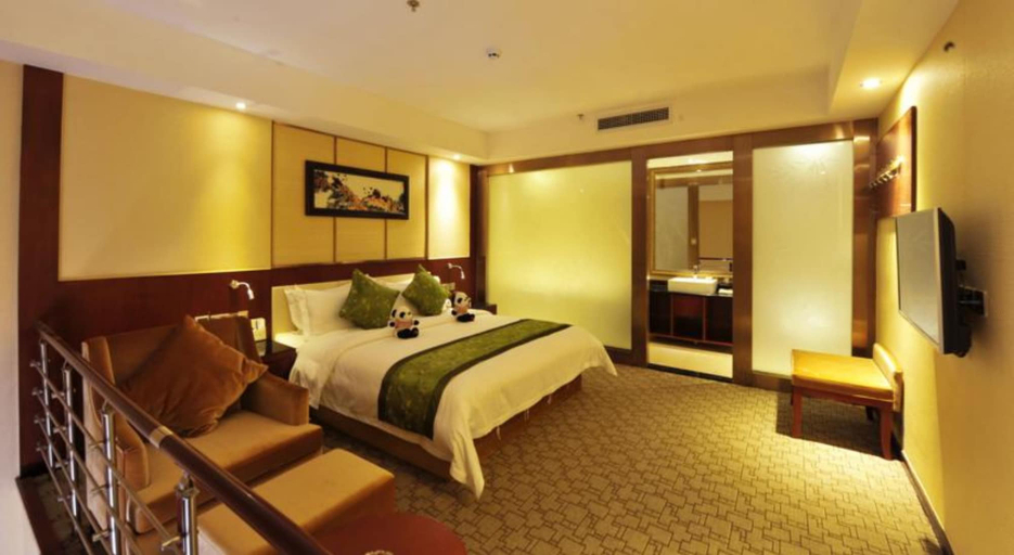 Bedroom 2, Panda Prince Hotel Suining Branch, Suining