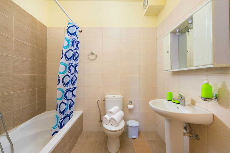 Bathroom, Athoniki Villas, South Aegean