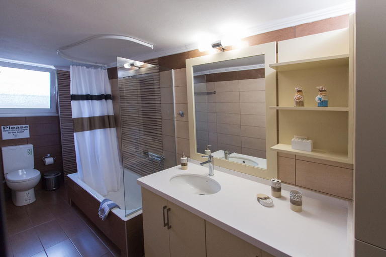 Bathroom, Creta Nostos Luxury Apartment, Crete