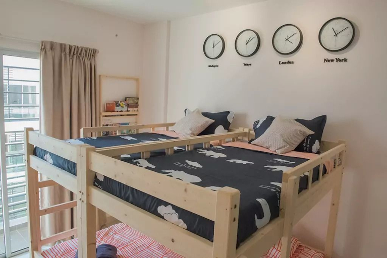 Bedroom 2, YO.OM @ Aeropod Ecohom Stay 13, Kota Kinabalu