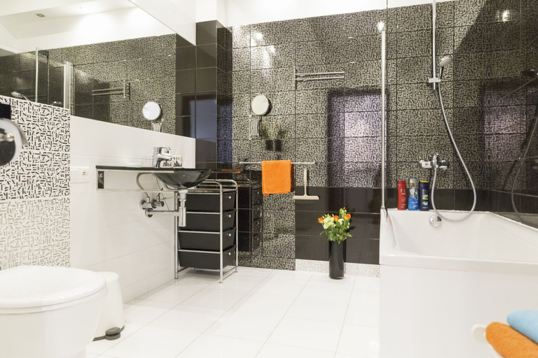 Bathroom 3, Apartament Praga Tower, Warsaw