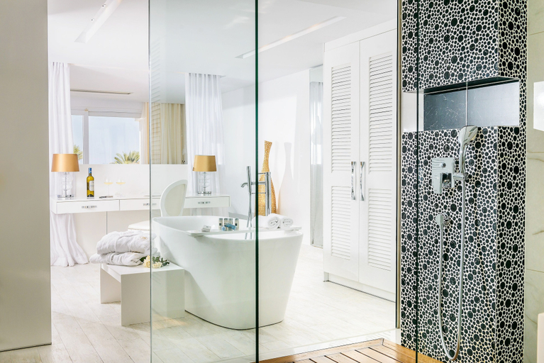 Bathroom 5, Minos Imperial Beach Resort Milatos Crete, Crete