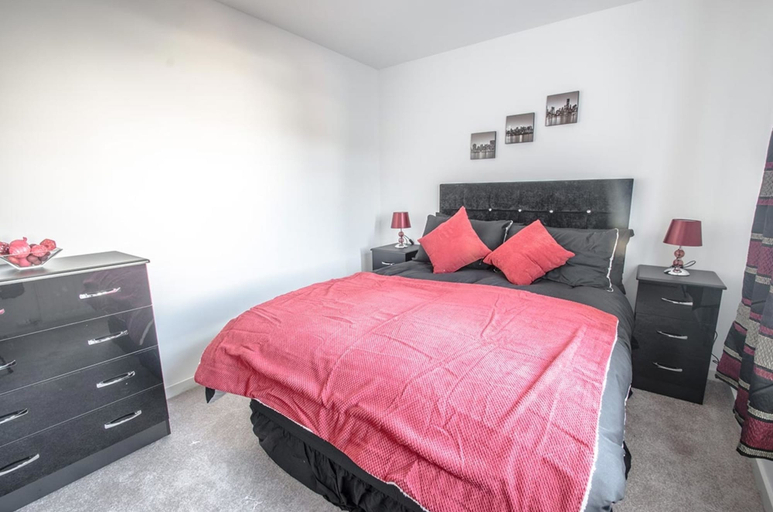 Bedroom 2, Orange Apartments - 22 Polmuir Gardens LTD, Aberdeen