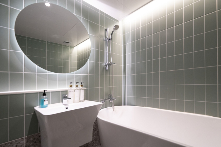 Bathroom 5, Nampo Ocean 2 Heaven Hotel&Spa, Jung