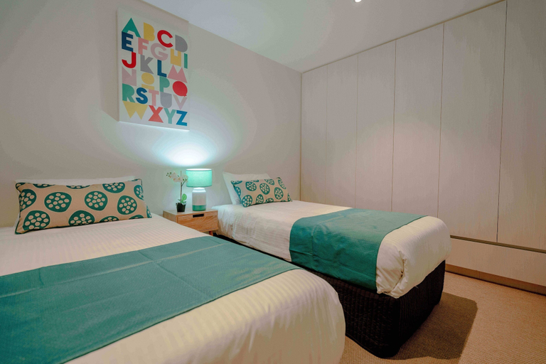 Bedroom 3, Absolute Collins Apartments, Melbourne