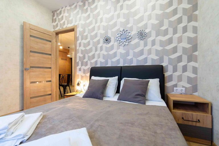 Bedroom 3, More Apartments na Estonskoy 37 k9, Sochi gorsovet