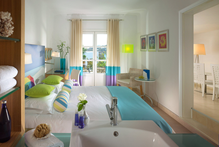 Bedroom 3, Petasos Beach Resort & Spa, Small Luxury Hotels of the World, South Aegean