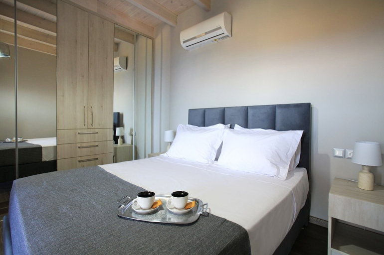 Bedroom 2, Design Villa Nicol Heated Pool Seaview, Crete