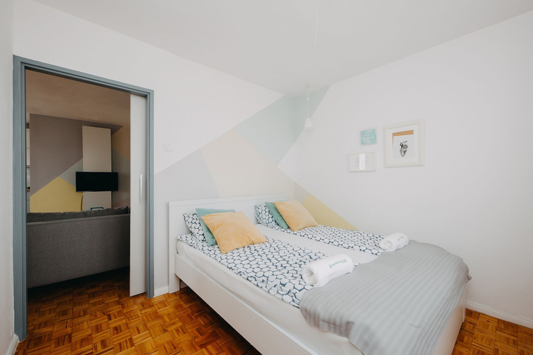 Bedroom 2, ShortStayPoland Aleje Jerozolimskie - B4, Warsaw