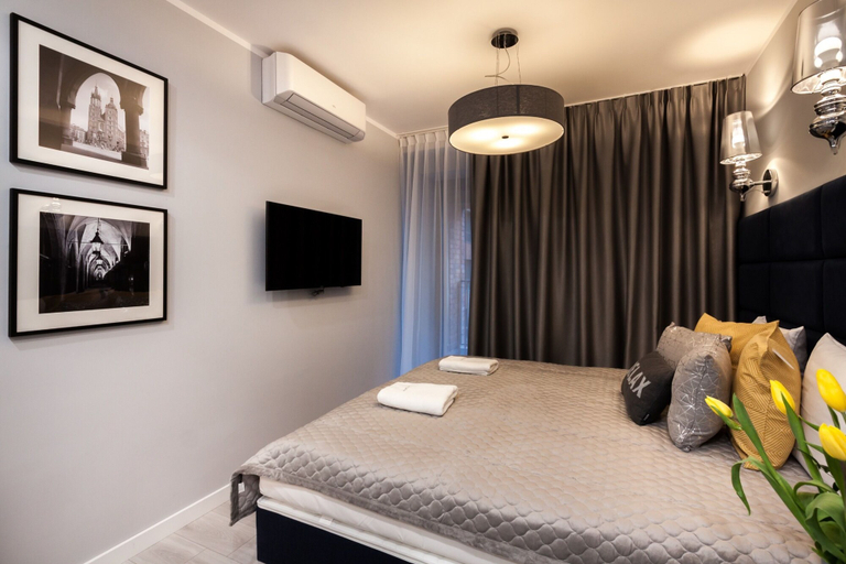Bedroom 2, Vistula - Prestigious Apartment, Kraków City