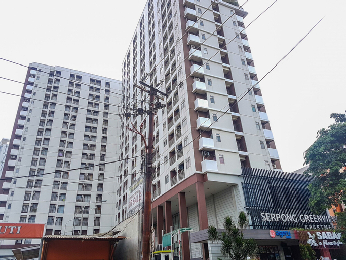 Exterior & Views, Furnished and Simple Living Studio Serpong Greenview Apartment By Travelio, South Tangerang