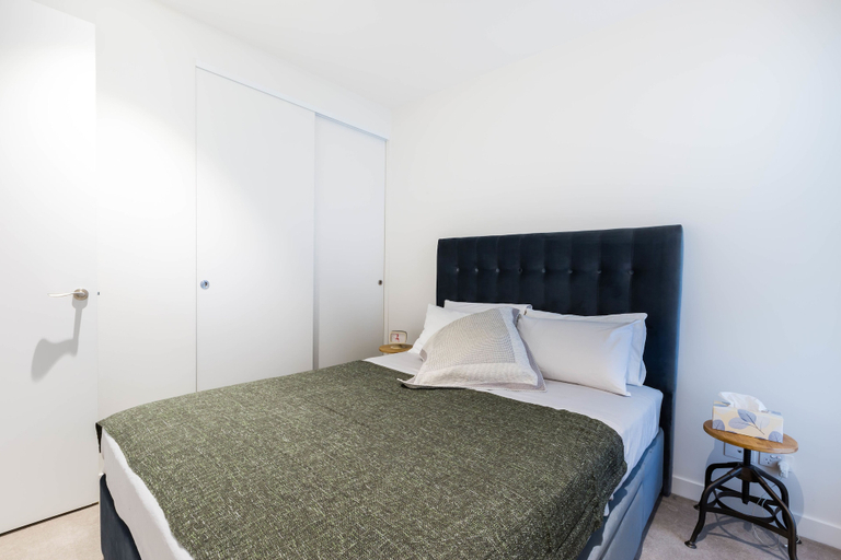 Bedroom 2, MAXINE, 1BDR Collingwood Apartment, Melbourne