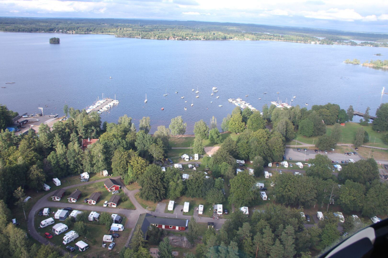 Aerial view, Evedals Camping, Växjö