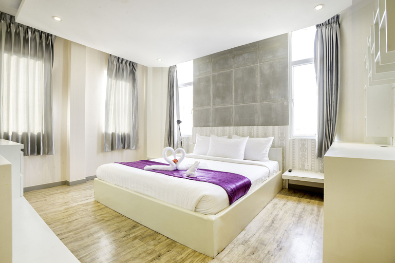 Bedroom 2, White Residence Hotel & Apartment, Phnom Penh