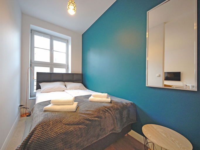 Bedroom, City Center -Świętego Ducha by Apartmore, Gdańsk City