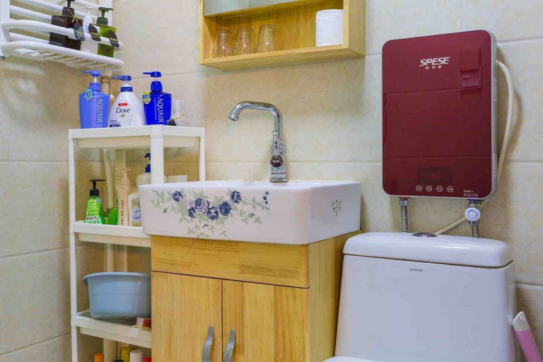 Bathroom, Splendiferous Apartment - Wang Jing, Beijing